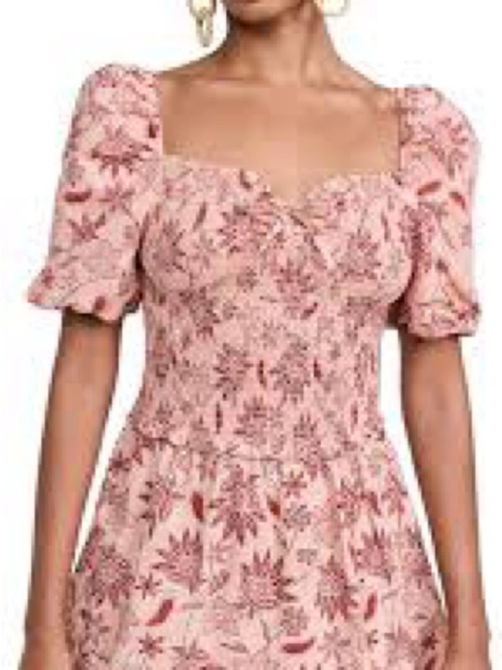 BB Dakota Pink Floral Dress Size S
